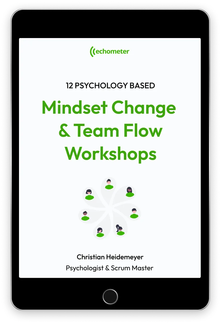 eBook preview for 12 psychology based mindset and team flow workshops