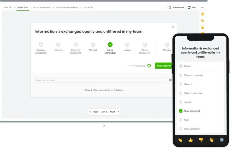 Echometer Team Health Check Example